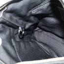 Coach Signature Shoulder Bag Canvas Black Silver Auth 138506-19