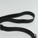 Coach Signature Shoulder Bag Canvas Black Silver Auth 138506-8