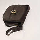 GUCCI GG Canvas Bag Leather 2Set Black Brown Auth 138508-11