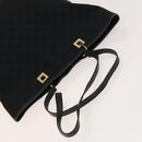 GUCCI GG Canvas Bag Leather 2Set Black Brown Auth 138508-4