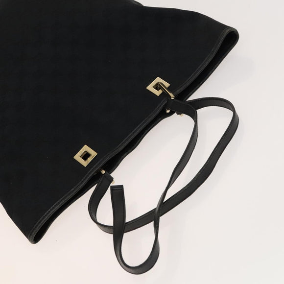 GUCCI GG Canvas Bag Leather 2Set Black Brown Auth 138508
