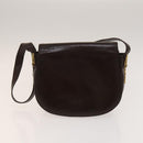 GUCCI GG Canvas Bag Leather 2Set Black Brown Auth 138508-9