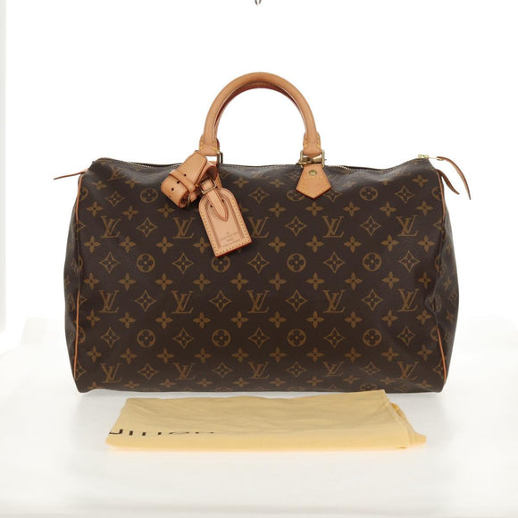LOUIS VUITTON Monogram Speedy 40 Hand Bag M41522 LV Auth 138513V