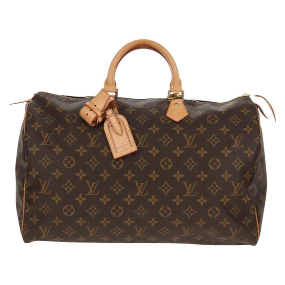 LOUIS VUITTON Monogram Speedy 40 Hand Bag M41522 LV Auth 138513V
