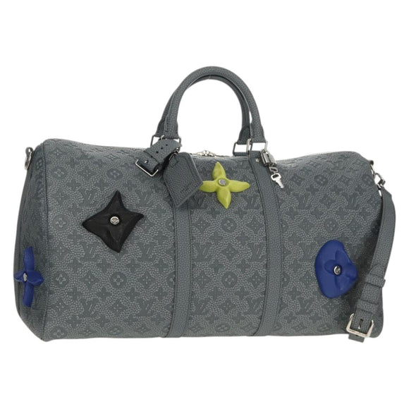 LOUIS VUITTON Taurillon Climbing Keepall Bandouliere 50 Bag M20901 Auth 138514SM