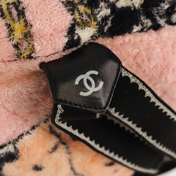 CHANEL Matelasse COCO Mark Backpack pile Pink Gold CC Auth 138517M