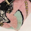 CHANEL Matelasse COCO Mark Backpack pile Pink Gold CC Auth 138517SM-23