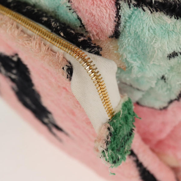 CHANEL Matelasse COCO Mark Backpack pile Pink Gold CC Auth 138517M