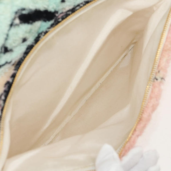 CHANEL Matelasse COCO Mark Backpack pile Pink Gold CC Auth 138517M