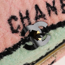 CHANEL Matelasse COCO Mark Backpack pile Pink Gold CC Auth 138517M-27