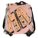 CHANEL Matelasse COCO Mark Backpack pile Pink Gold CC Auth 138517M-3