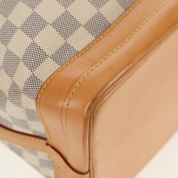 LOUIS VUITTON Damier Azur Noe Shoulder Bag N42222 LV Auth 138518V