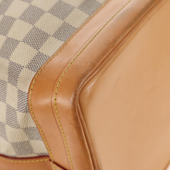 LOUIS VUITTON Damier Azur Noe Shoulder Bag N42222 LV Auth 138518V