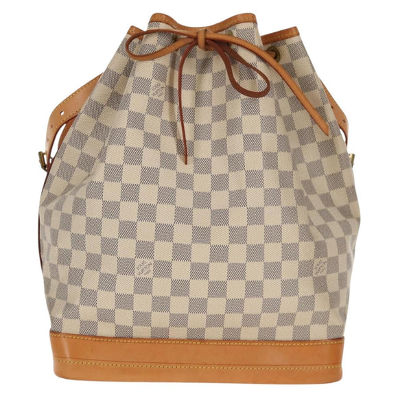 LOUIS VUITTON Damier Azur Noe Shoulder Bag N42222 LV Auth 138518V