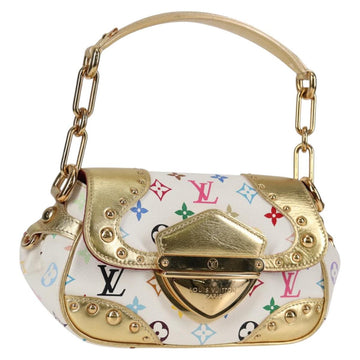 LOUIS VUITTON Monogram Multicolor Marilyn Shoulder Bag White M40206 Auth 138531A