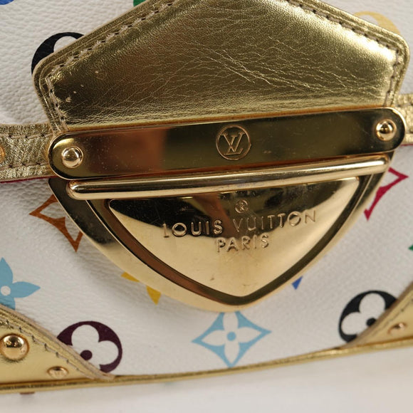 LOUIS VUITTON Monogram Multicolor Marilyn Shoulder Bag White M40206 Auth 138531A