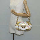 LOUIS VUITTON Monogram Multicolor Marilyn Shoulder Bag White M40206 Auth 138531A-25
