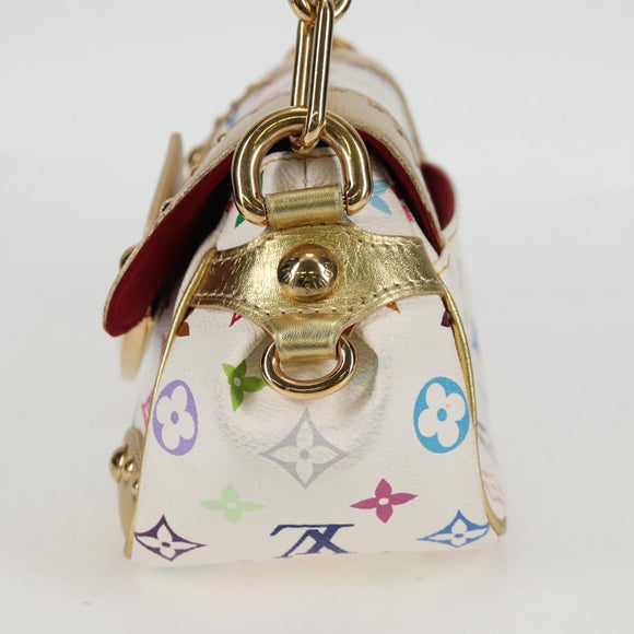 LOUIS VUITTON Monogram Multicolor Marilyn Shoulder Bag White M40206 Auth 138531A
