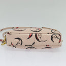 Miu Miu Shoulder Bag Leather Pink Gold Auth 138543-9