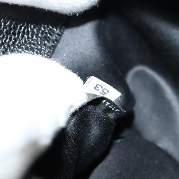 Miu Miu Chain Shoulder Bag Leather Beige Gold Auth 138544