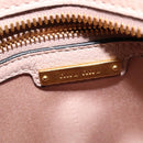 Miu Miu Hand Bag Leather 2way Pink Gold Auth 138548-20