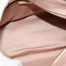Miu Miu Hand Bag Leather 2way Pink Gold Auth 138548-10