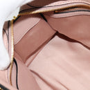 Miu Miu Hand Bag Leather 2way Pink Gold Auth 138548-22