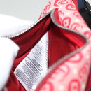 GUCCI Children's Sherry Line Bag Canvas Leather Red Silver 502095 Auth 138552-19