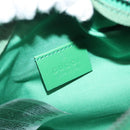 GUCCI Children's Sherry Line Bag Canvas Leather Green Silver 502095 Auth 138554-16