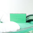 GUCCI Children's Sherry Line Bag Canvas Leather Green Silver 502095 Auth 138554-20
