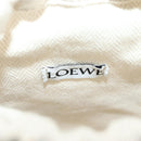 LOEWE Anagram Cut Out Pocket Shoulder Bag Leather Blue Auth 138555A-10