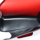 LOEWE Barcelona Shoulder Bag Leather Red Gold Auth 138556-11