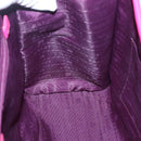 LOEWE Shoulder Bag Leather Pink Silver Auth 138559-18