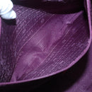 LOEWE Shoulder Bag Leather Pink Silver Auth 138559-11