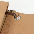 CHANEL Mini Matelasse 17 Chain Shoulder Bag Caviar Skin Beige CC Auth 138560V-20