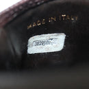 CHANEL Chain Shoulder Bag Caviar Skin Brown Gold CC Auth 138561-11