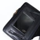CHANEL Vanity Hand Bag Caviar Skin 2way Black Gold CC Auth 138563A-9