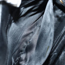 CHANEL Chain Hand Bag Caviar Skin Black Gold CC Auth 138564A-10