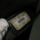 CHANEL Chain Hand Bag Caviar Skin Green Gold CC Auth 138565A-12