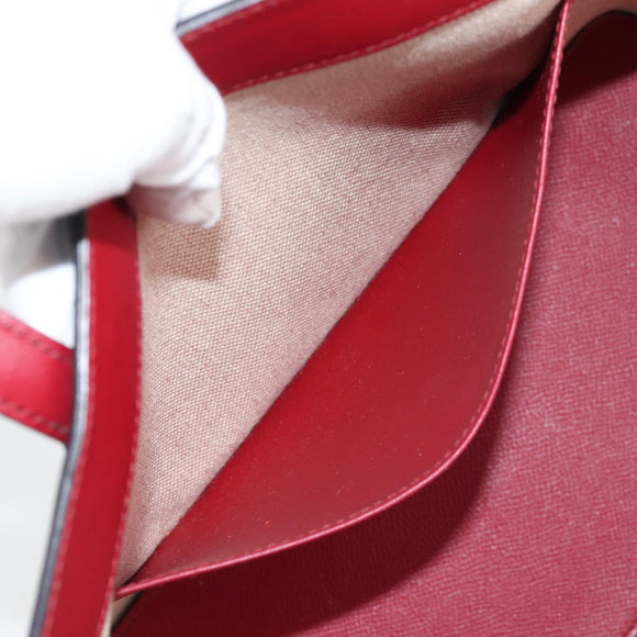 HERMES Maxi Box Cabas 30 Hand Bag Leather Blue Silver Auth 138569V