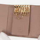 GUCCI GG Supreme Key Case PVC Beige Gold 456118 Auth 138570M-19