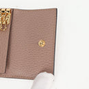 GUCCI GG Supreme Key Case PVC Beige Gold 456118 Auth 138570M-20