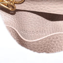 GUCCI GG Supreme Key Case PVC Beige Gold 456118 Auth 138570M-11