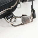 GUCCI GG Supreme Shoulder Bag PVC Black Silver 724357 Auth 138571M-16