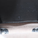 GUCCI GG Supreme Shoulder Bag PVC Black Silver 724357 Auth 138571M-18