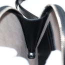 GUCCI GG Supreme Shoulder Bag PVC Black Silver 724357 Auth 138571M-21