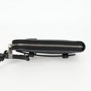 GUCCI GG Supreme Shoulder Bag PVC Black Silver 724357 Auth 138571M-4