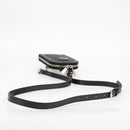 GUCCI GG Supreme Shoulder Bag PVC Black Silver 724357 Auth 138571M-7