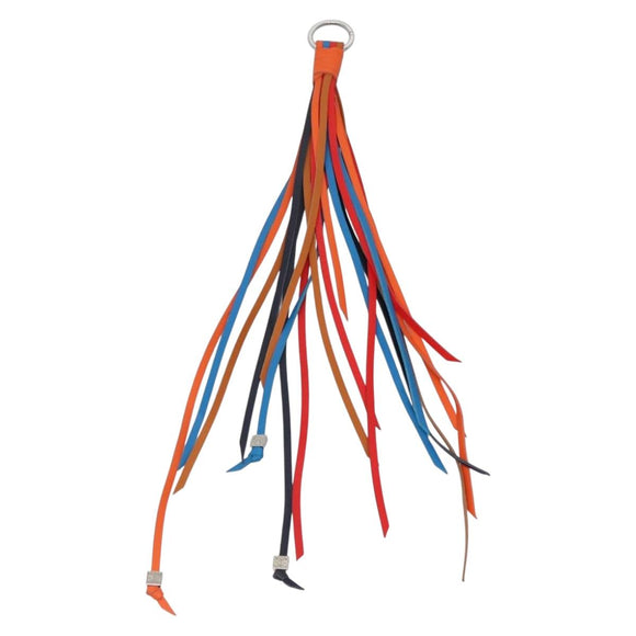 LOEWE Bag Charm Leather Multicolor Auth 138576