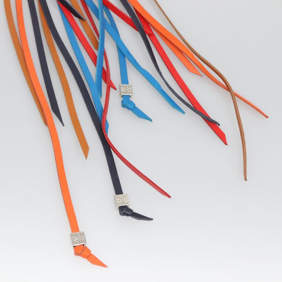 LOEWE Bag Charm Leather Multicolor Auth 138576